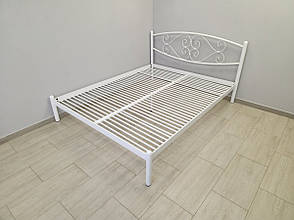 Ліжко металеве Камелія Тенеро з кованим узголів'ям, двоспальне, фото 3