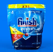 Капсули для посудомийних машин Finish ALL-IN-ONE Лимон, 65 шт.