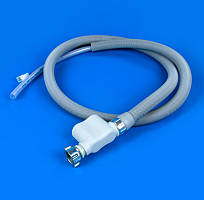 Заливний шланг з аквастопом для посудомийних машин сумісний з Whirlpool 482000038891