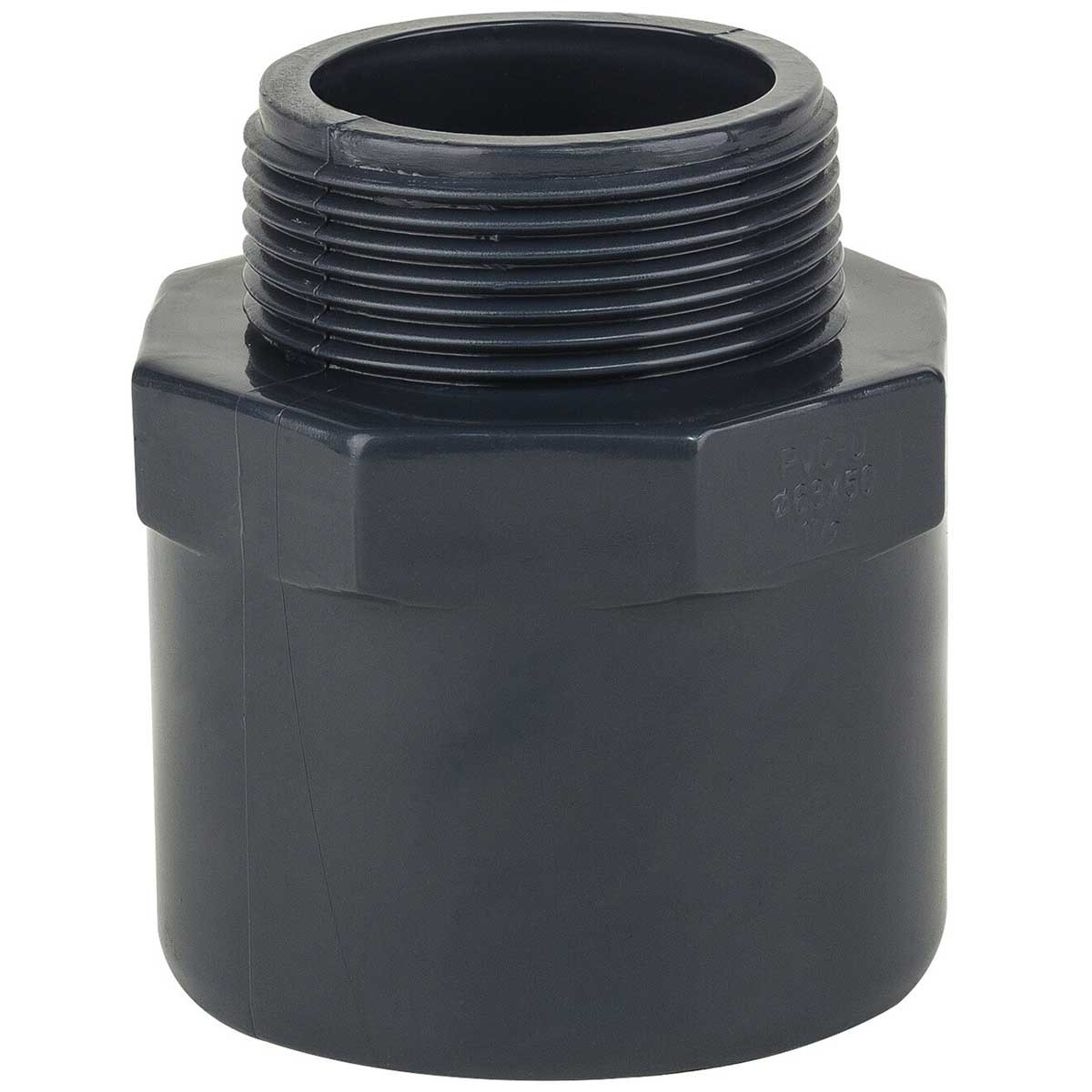 Муфта ПВХ Era USM00150/40 редукційна, із зовнішньою різьбою d50/40х1-1/4", фото 1