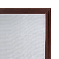 Москітна сітка на вікно рамна Ексклюзив коричнева