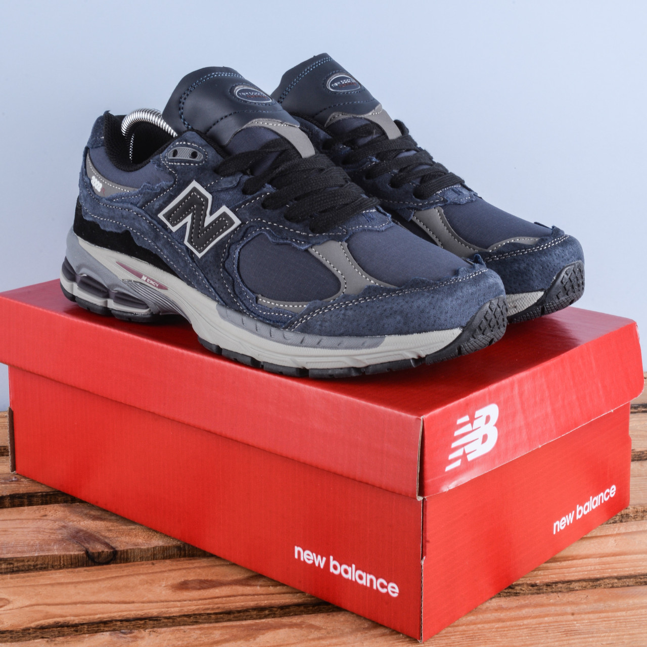 АКЦІЯ Чоловічі Кросівки New Balance 2002R сині, фото 1