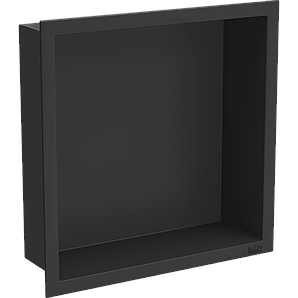 Полиця у ванну кімната вбудована чорна нержавіюча 30 см Nett YB-29