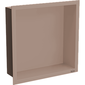 Полиця для душу металева вбудована бронзова 30 см Nett YBr-29