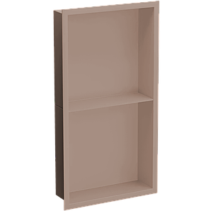 Полиця до ванної кімнати бронзова нержавіюча 60 см Nett YBr-60