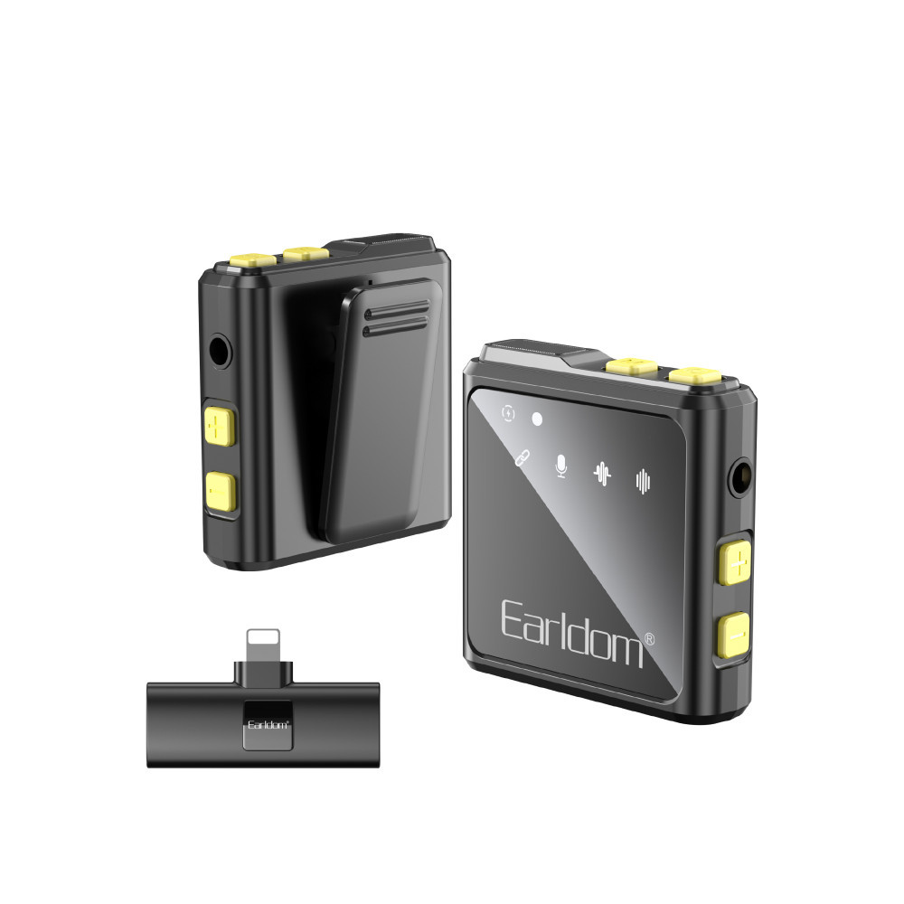 Беспроводной микрофон для телефона Lightning — Earldom ET-MC9L, фото 1