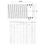 Труба ПВХ (PVC) гнучка Aquaviva Flex d32x2.5 мм, фото 2