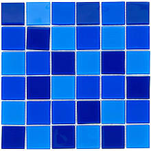 Мозаїка скляна Aquaviva Cristall Dark Blue (48 мм)