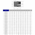 Муфта ПВХ Effast RGRAMG040F перехідна, із зовнішньою різьбою d40x50x1-1/2", фото 2