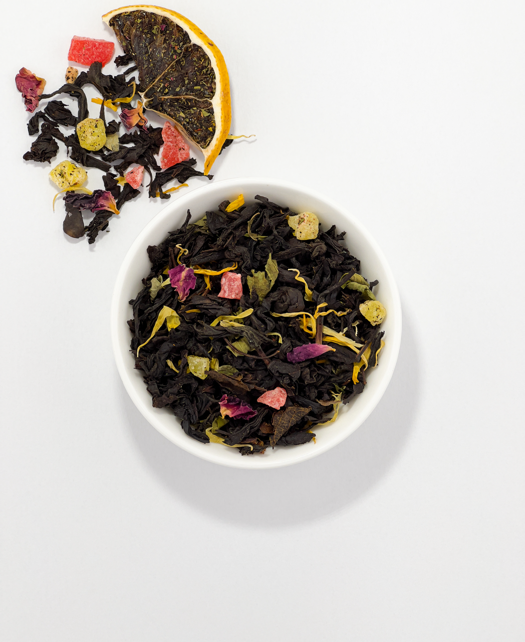 Чай чорний Лимон та М'ята ваговий 100г, фото 1