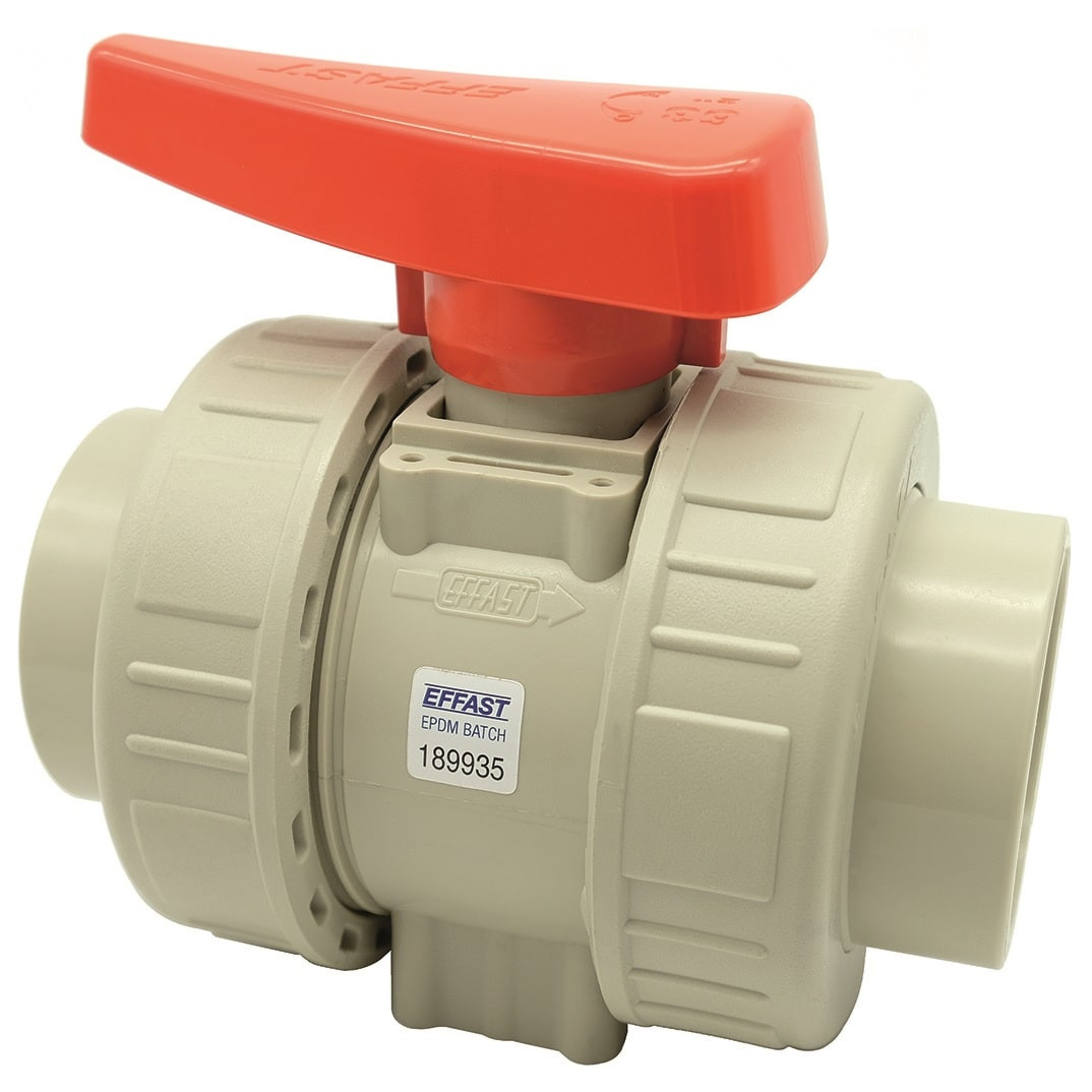 Кран кульовий промисловий ПП Effast d20 мм, фото 1