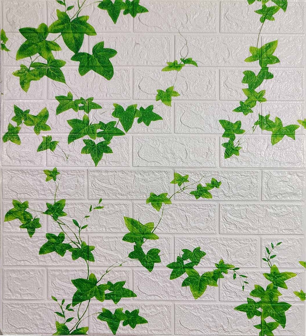 Самоклеюча 3Д панель для стін Плющ 700x770x3мм, фото 1