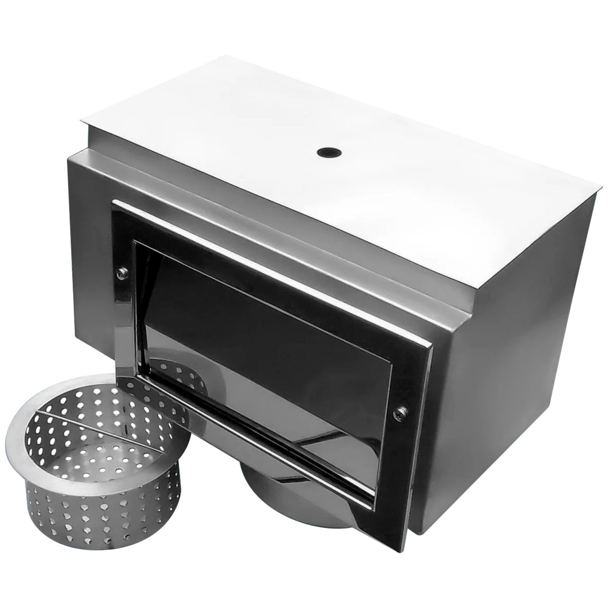 Скімер Aquaviva Standart AISI 304 (450х250 мм), квадратна кришка, фото 1