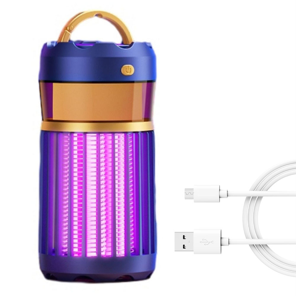 Електричний знищувач комах, 1600mAh, Y-18 / Акумуляторна лампа від комарів / Пастка для комарів, фото 1