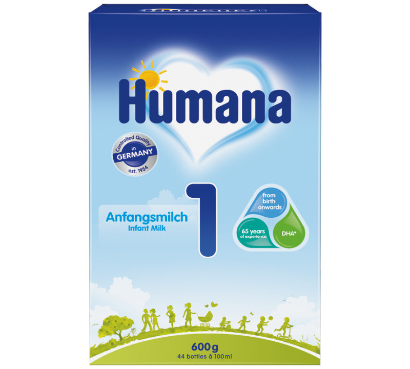 Humana 1 Суміш для дітей від 0 до 6 місяців, 600г. (Хумана), фото 1