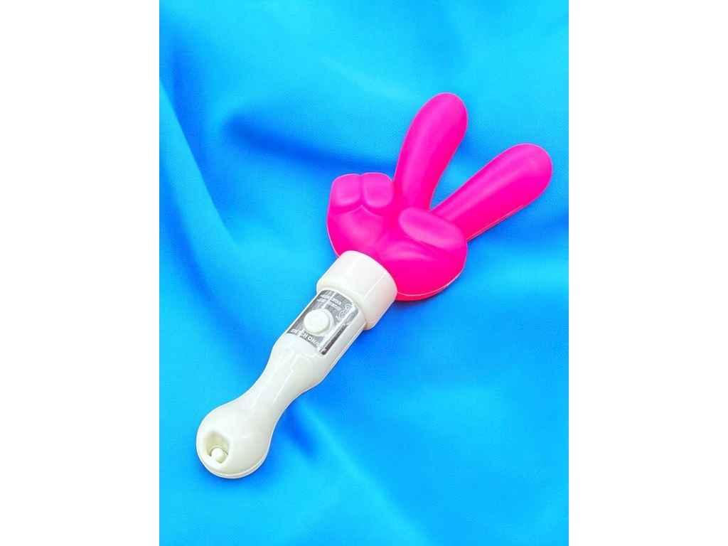 Іграшкова паличка FINGER з підсвіткою рожевий м.18 ТМ SP, фото 1