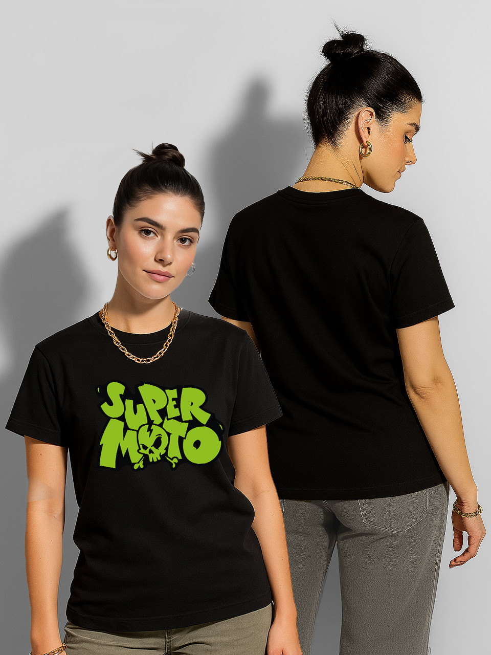 Футболка жіноча Амортизатор, футболка з принтом Мото