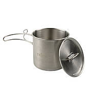 Кружка з кришкою та складними ручкоми Tribe Camping Cup (T-FA-0012-metal)