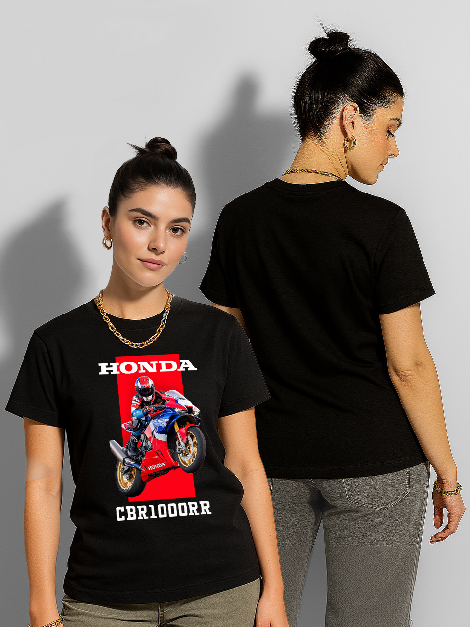 Футболка жіноча Honda CBR 1000RR, футболка з принтом Мото