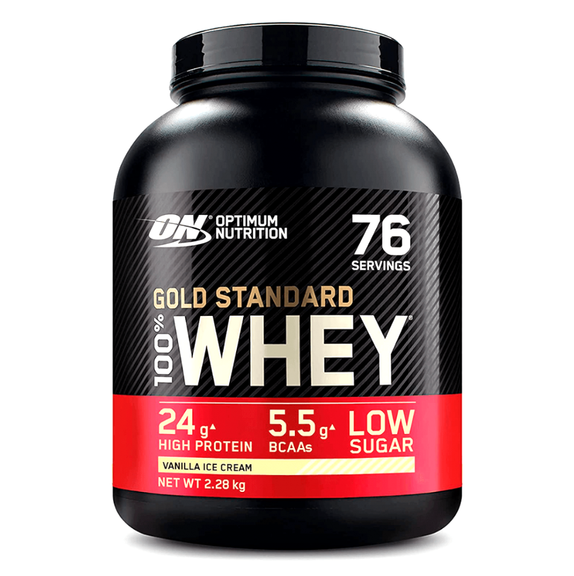 Протеїн сироватковий Optimum Nutrition 100% Whey Gold Standard 2280г / 76 порцій / Vanilla Ice Cream