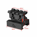 Підіймач Picatinny з регулюванням висоти 3 слоти, фото 3