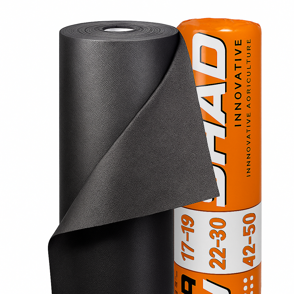 Чорне агроволокно "Shadow" 50g/m2 1.07х100м (Чехія). Для мульчування.