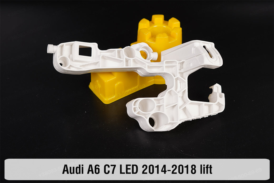 Внутрішній кронштейн фари дальнього Audi A6 C7 LED (2014-2018) рест правий, фото 1
