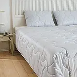 Високоякісна тепла, натуральна, бавовняна ковдра з квітами лаванди Lavanda Medium Словенія., фото 7