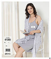 Набір із халатом і нічною сорочкою. Miss Victoria 61282