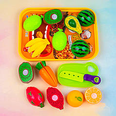 Дитячий ігровий набір фруктів на липучках Фреш KA-23-4222