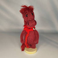 Кінь в'язана іграшка ручна робота символ року лошадь