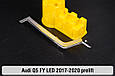 Хромована декоративна маска внутрішня Audi Q5 FY LED (2017-2020) дорест права, фото 3