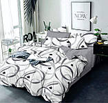 Постільна білизна Сатін Євро комплект, фото 6