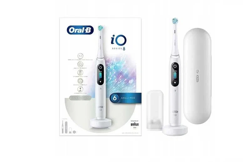 Oral-B iO Series 8 White Alabaster Електрична зубна щітка, фото 1