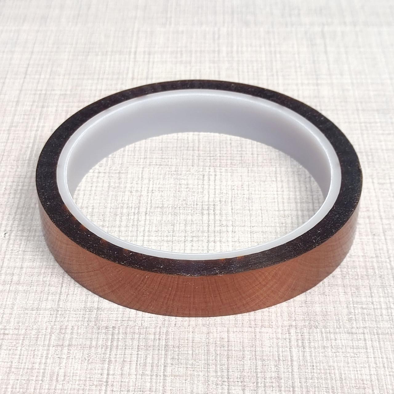 Термостійкий скотч до 300° Kapton поліамідна каптонова стрічка 5 мм × 33 м