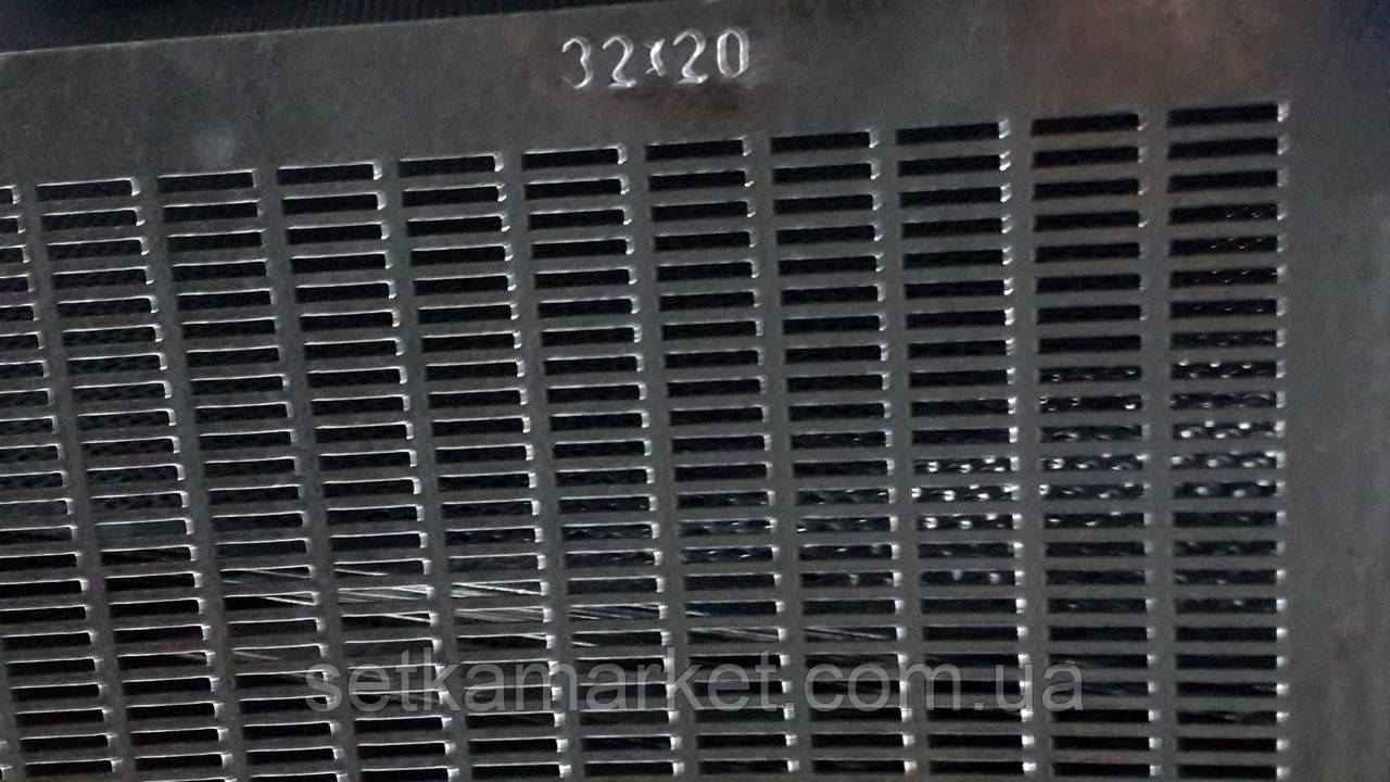 Решето (сито) ОВС-25, толщина 1.0 мм, ячейка 3.2х20 мм, оцинкованный металл - фото 1 - id-p459617699