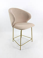 Барний стілець ORLEAN на металевій опорі, фото 2