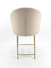 Барний стілець ORLEAN на металевій опорі, фото 3