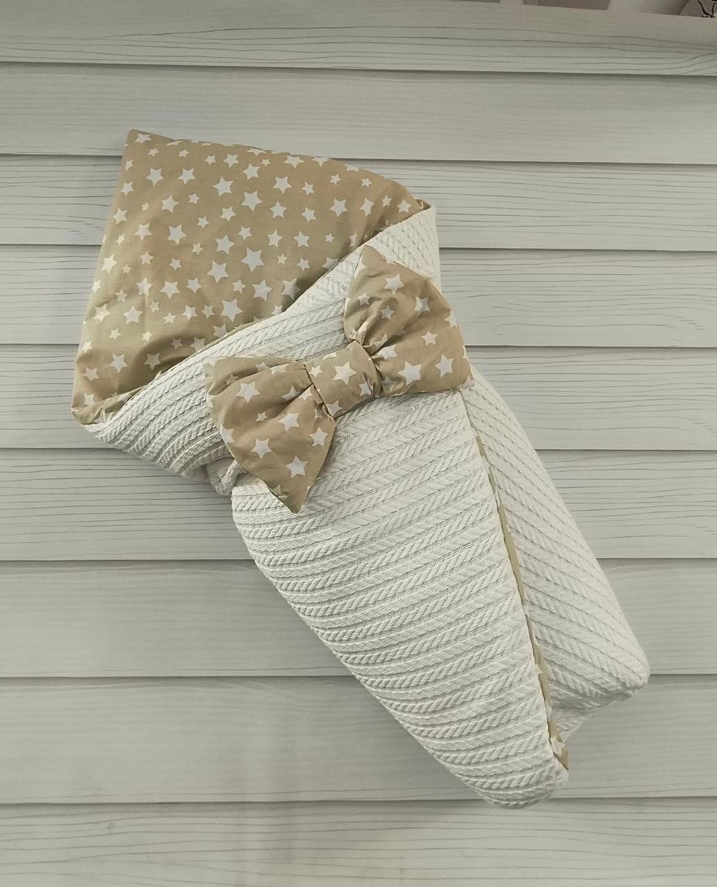 Дитячий демісезонний конверт на виписку конверт-ковдра ошатний конверт на виписку ВЕСНА ОСІНЬ