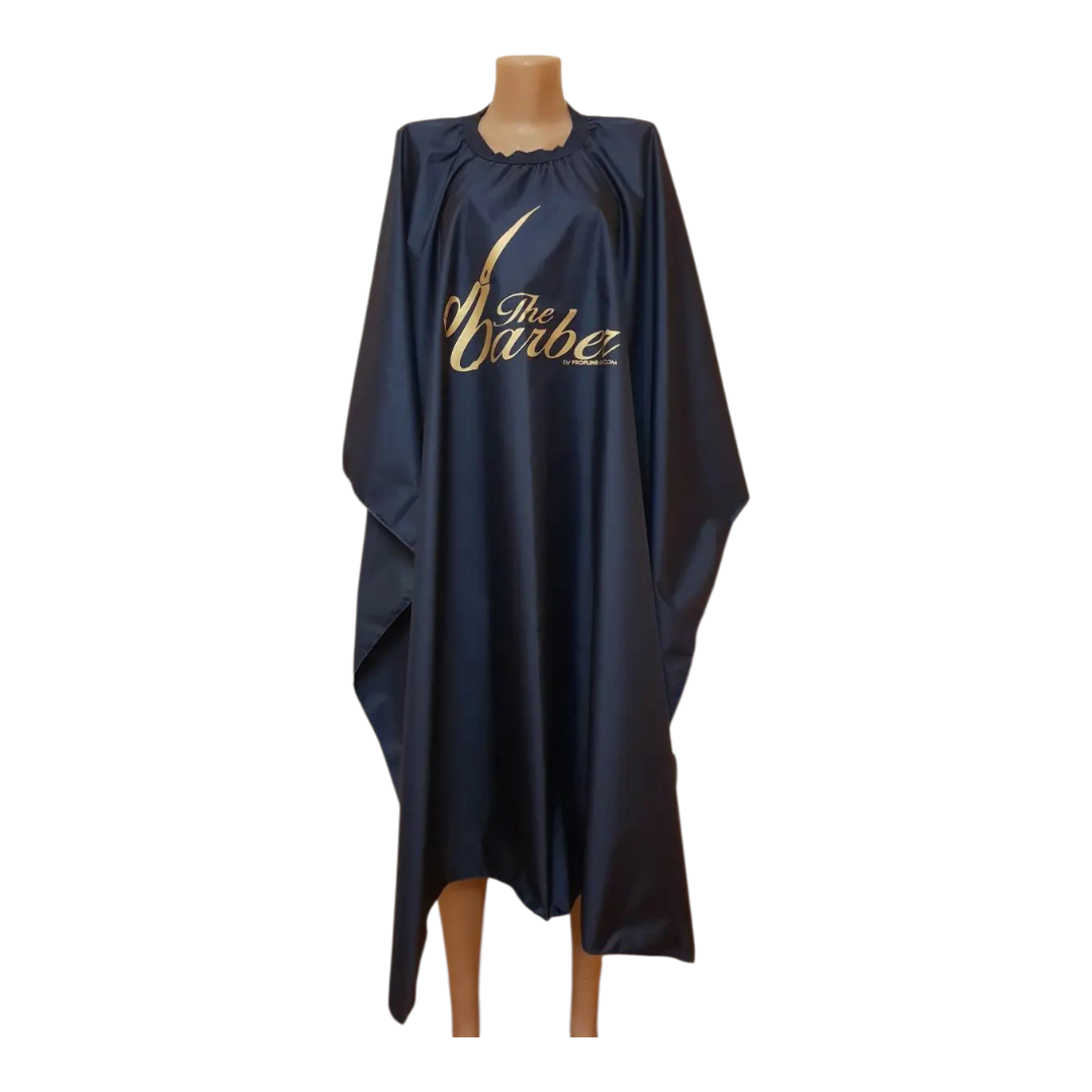 Пеньюар перукарський THE BARBER PROFLINE синій для стрижки та фарбування волосся з плащової тканини 145×145 см. Арт ПБС145, фото 1