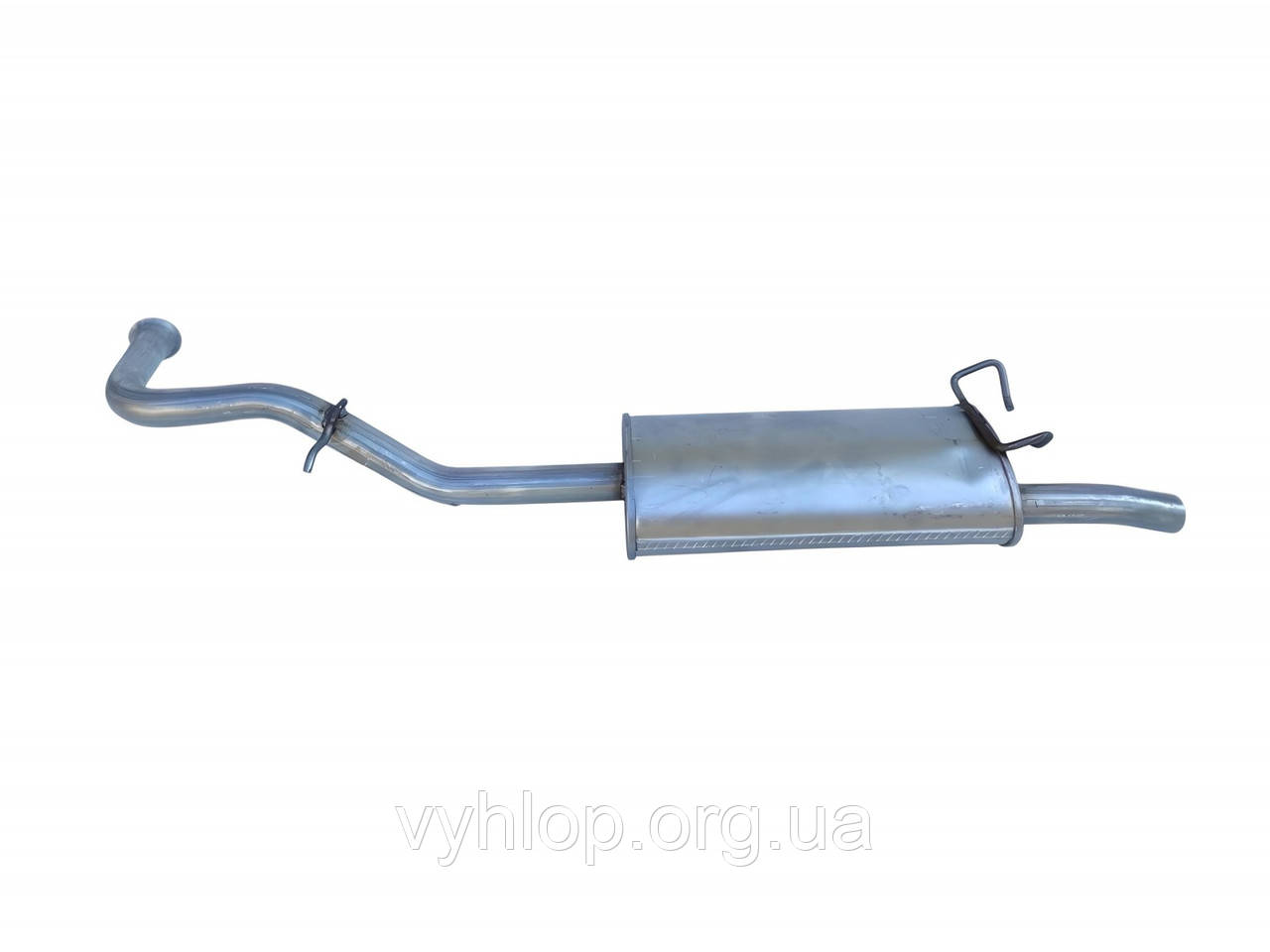 Глушник Рено Р19 (Renault R19) 1.4 3/5D kat 88-96 (21.142) Polmostrow алюминизированный