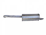 Глушник Сітроен БХ (Citroen BX) 1.1/ 1.4/ 1.6/ 1.8 D/ 1.9/ 1.9 D 82 -94 (04.16) Polmostrow алюминизированный