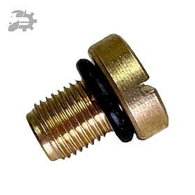 Заглушка зливна пробка радіатора латунь 5 F11 Bmw 17111712788 11537793373