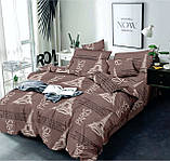 Постільна білизна Сатін Євро комплект, фото 9