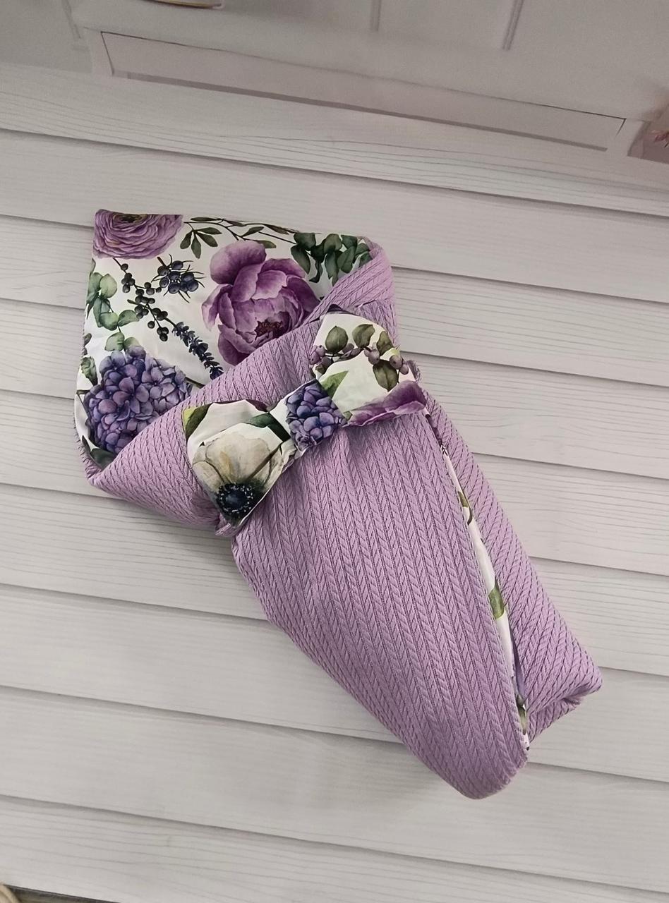 Дитячий демісезонний конверт на виписку конверт-ковдра ошатний конверт на виписку ВЕСНА ОСІНЬ