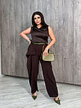 Штани стильні оригінального крою (54-56) 9662, фото 7