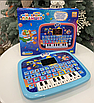 Інтерактивний планшет розвивальна дитяча іграшка абетка піаніно пісні мелодії українське озвучення 2 кольори, фото 4