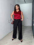 Штани стильні оригінального крою (54-56) 9662, фото 9
