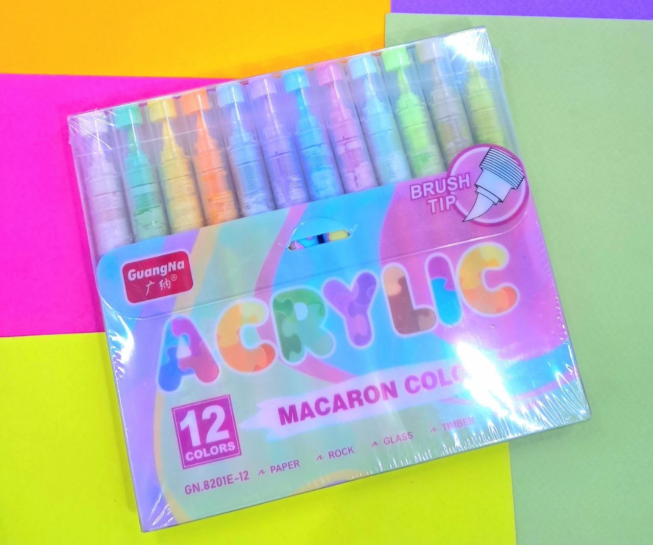 Маркери акрилові 12 шт, фото 1