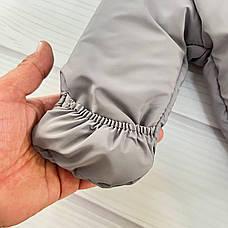 Дитячий теплий чоловічок комбінезон осінь весна зима 0-3 міс 56-62 розмір, фото 2